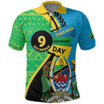 Personalized Tanzania African Pattern Polo Shirt Happy Independence Day