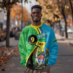 Personalized Tanzania African Pattern Sweatshirt Happy Independence Day