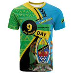 Personalized Tanzania African Pattern T shirt Happy Independence Day