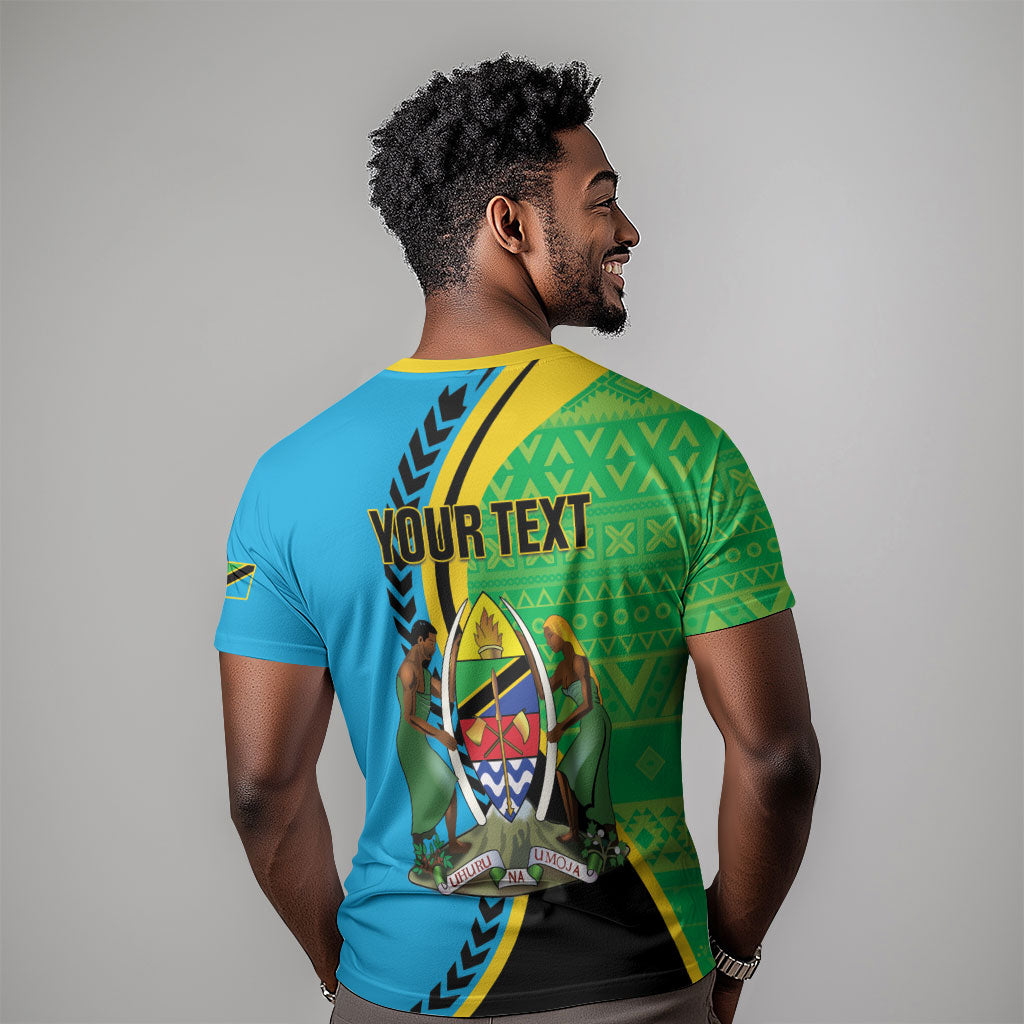 Personalized Tanzania African Pattern T shirt Happy Independence Day