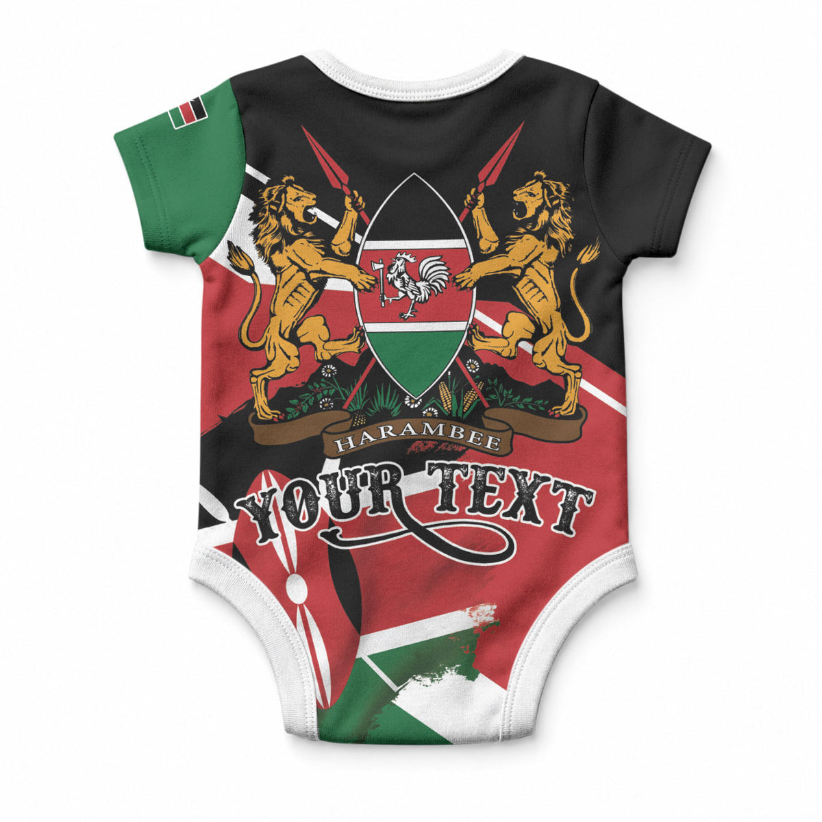 Personalized Kenya Baby Onesie Happy Jamhuri Day