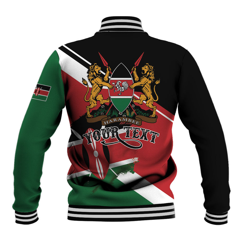 Personalized Kenya Baseball Jacket Happy Jamhuri Day