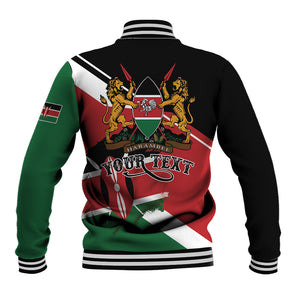 Personalized Kenya Baseball Jacket Happy Jamhuri Day