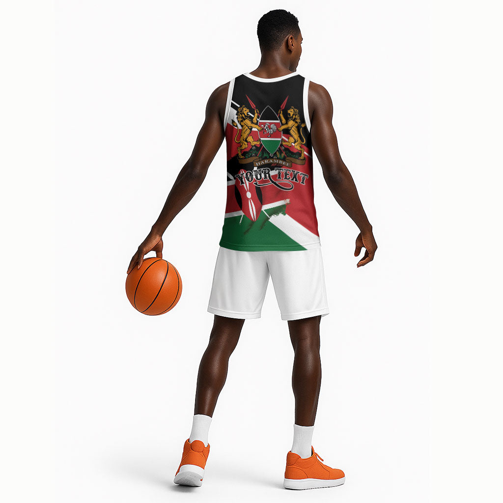 Personalized Kenya Basketball Jersey Happy Jamhuri Day