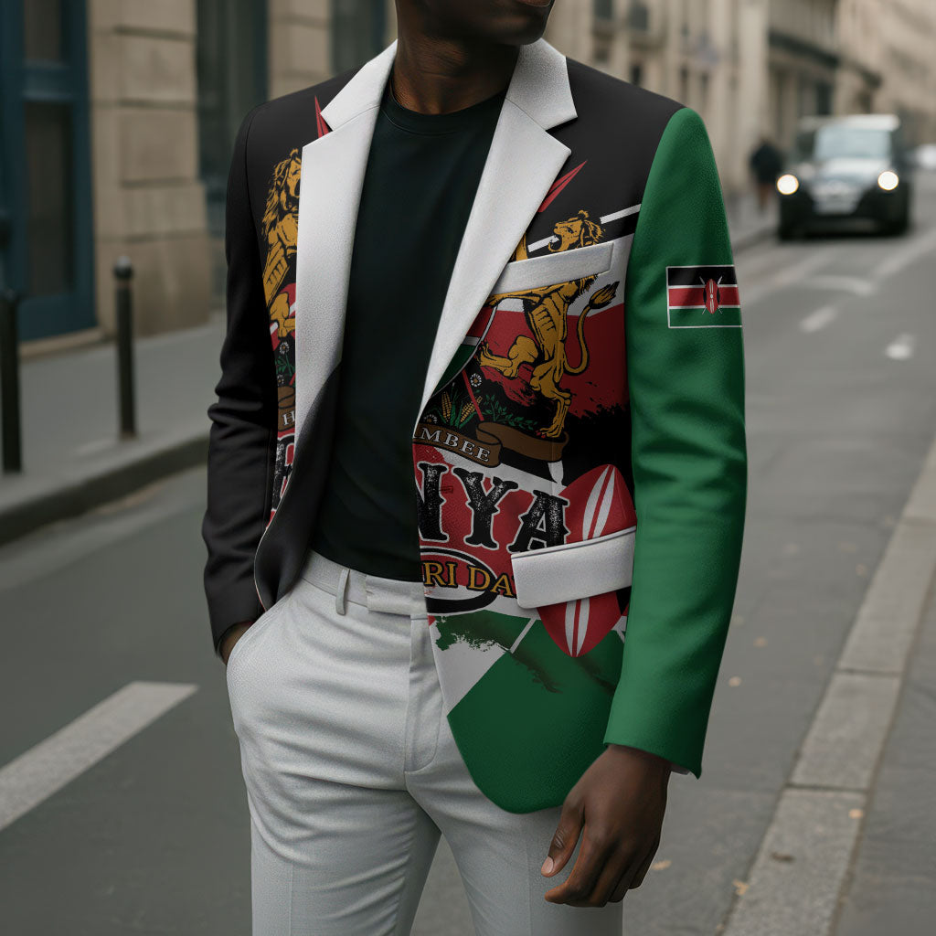 Personalized Kenya Blazer Happy Jamhuri Day