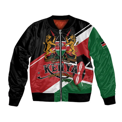 Personalized Kenya Bomber Jacket Happy Jamhuri Day