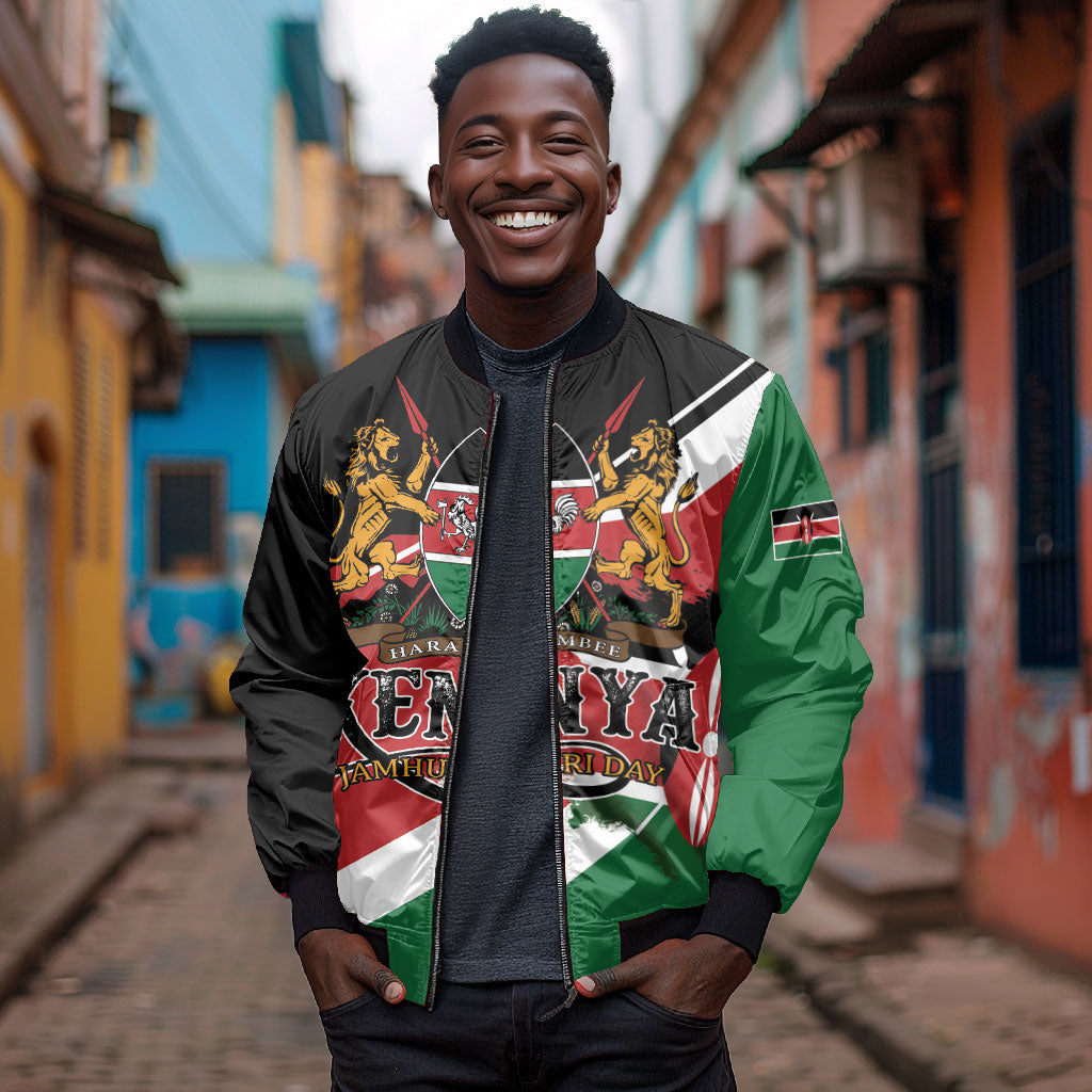 Personalized Kenya Bomber Jacket Happy Jamhuri Day