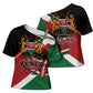 Personalized Kenya Cross Shoulder Shirt Happy Jamhuri Day