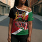 Personalized Kenya Cross Shoulder Shirt Happy Jamhuri Day