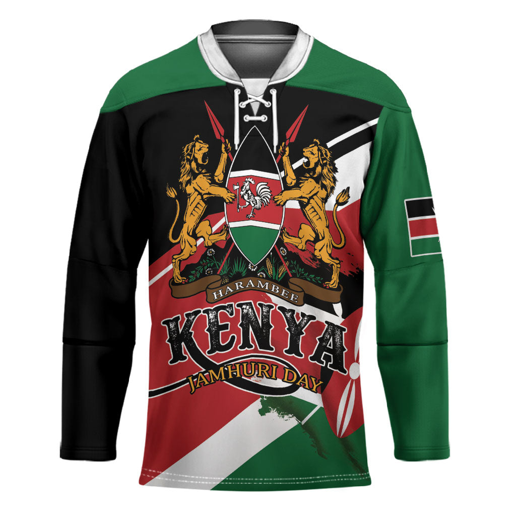Personalized Kenya Hockey Jersey Happy Jamhuri Day