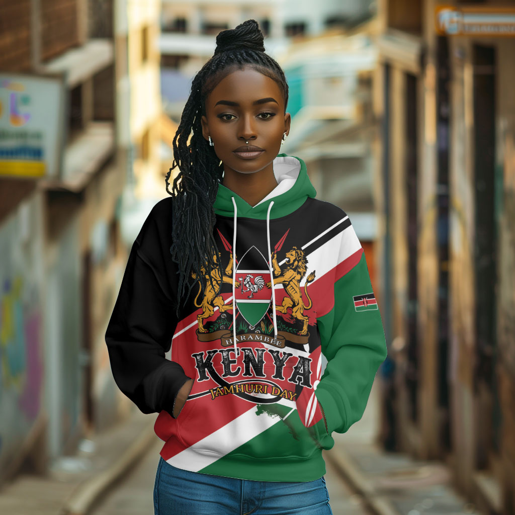 Personalized Kenya Hoodie Happy Jamhuri Day