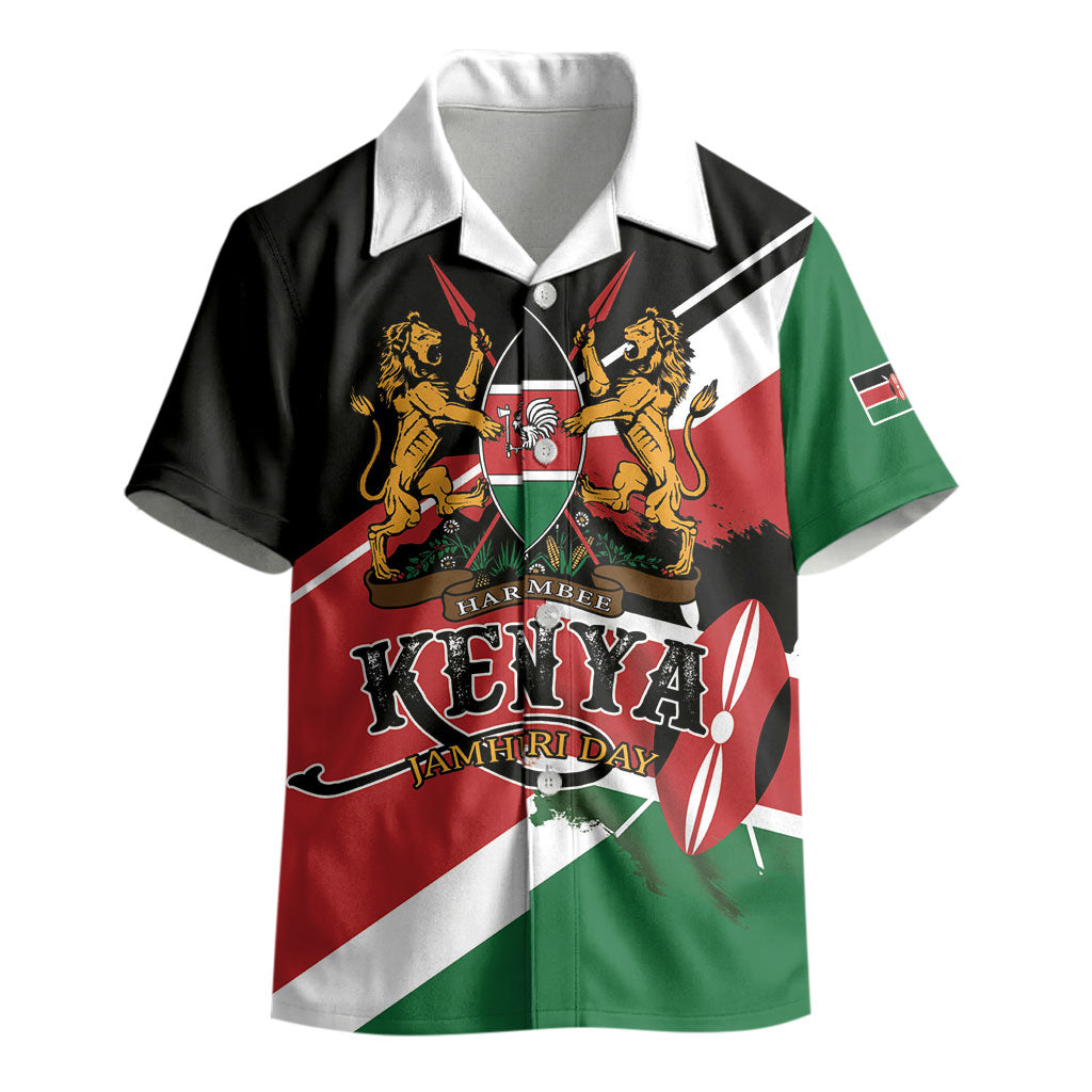 Personalized Kenya Kid Hawaiian Shirt Happy Jamhuri Day