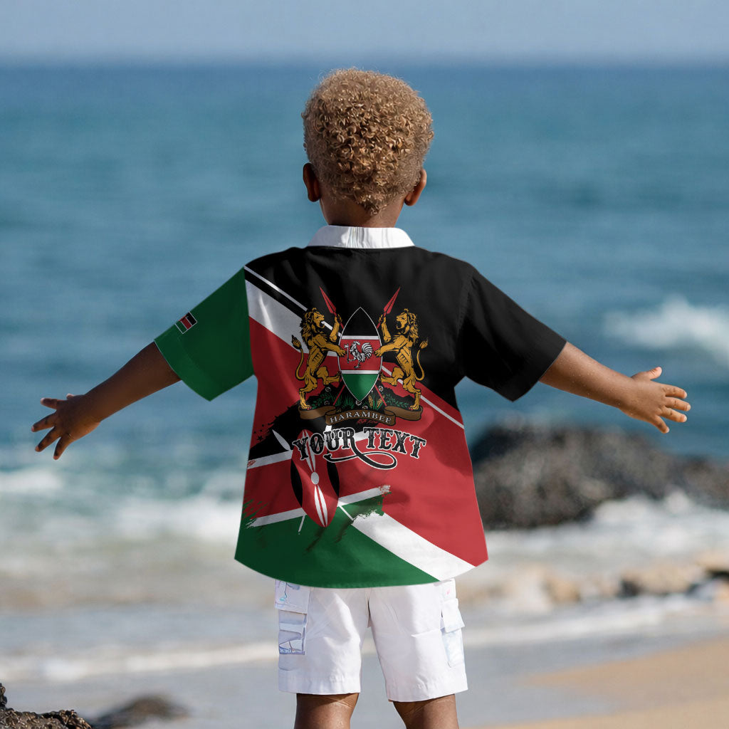 Personalized Kenya Kid Hawaiian Shirt Happy Jamhuri Day