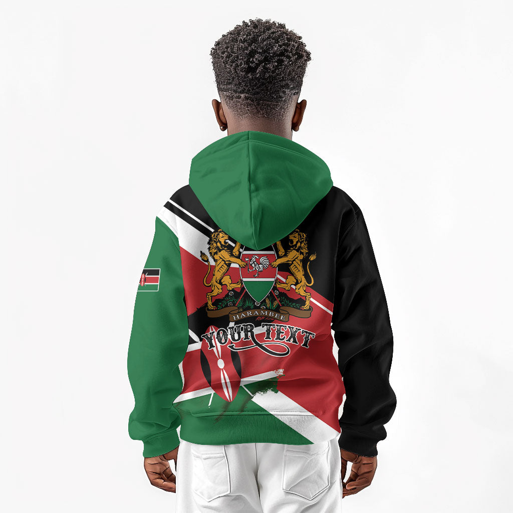 Personalized Kenya Kid Hoodie Happy Jamhuri Day