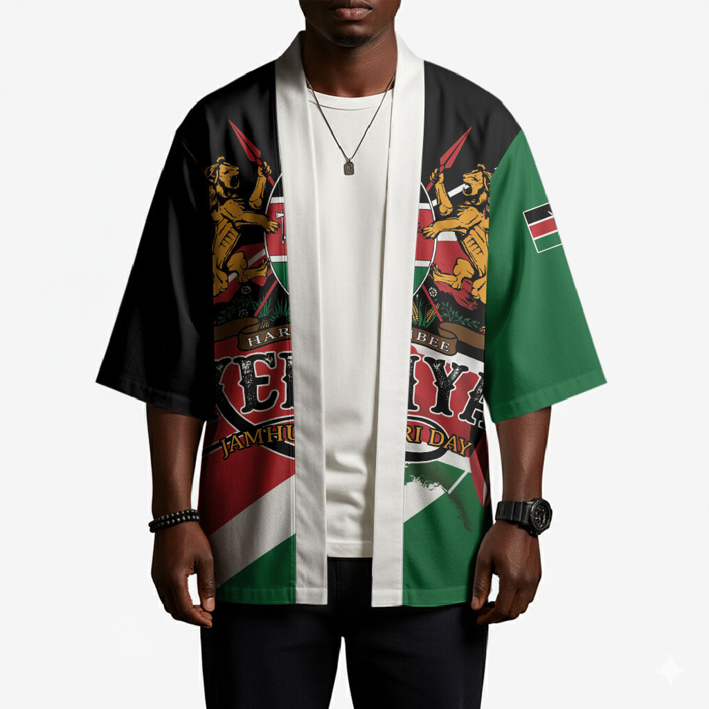 Personalized Kenya Kimono Happy Jamhuri Day