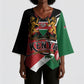 Personalized Kenya Kimono Sleeve Blouse Happy Jamhuri Day