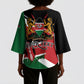 Personalized Kenya Kimono Sleeve Blouse Happy Jamhuri Day
