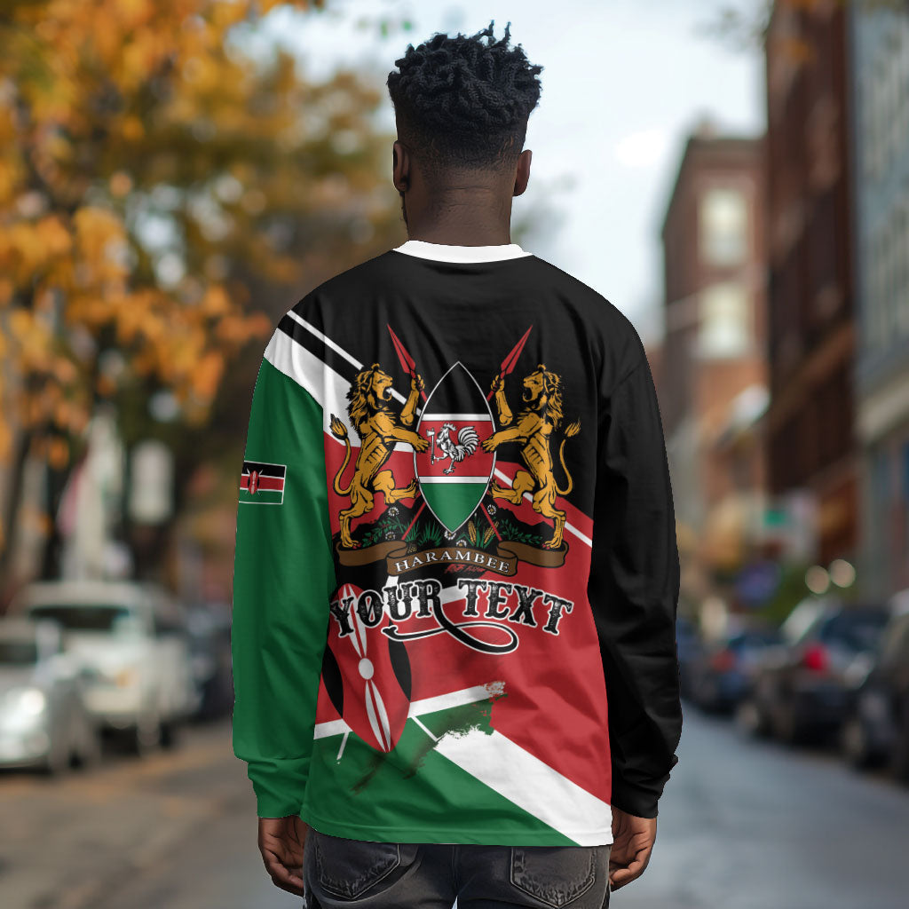 Personalized Kenya Long Sleeve Shirt Happy Jamhuri Day