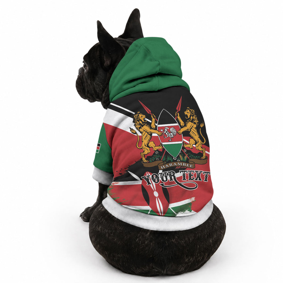 Personalized Kenya Pet Hoodie Happy Jamhuri Day