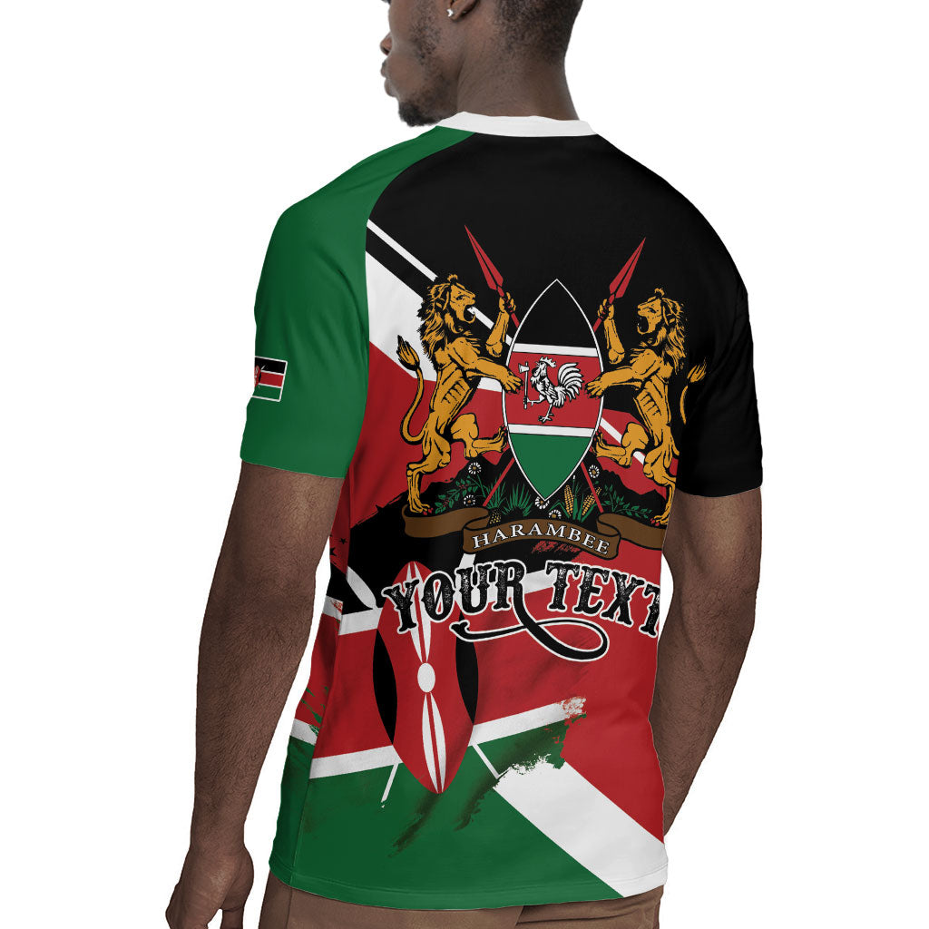 Personalized Kenya Rugby Jersey Happy Jamhuri Day