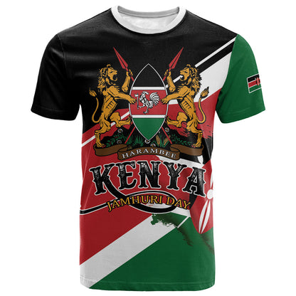 Personalized Kenya T shirt Happy Jamhuri Day