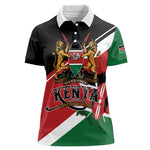 Personalized Kenya Women Polo Shirt Happy Jamhuri Day