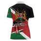 Personalized Kenya Women Polo Shirt Happy Jamhuri Day