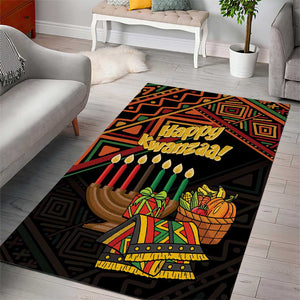 African Happy Kwanzaa Area Rug