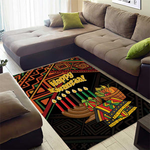 African Happy Kwanzaa Area Rug