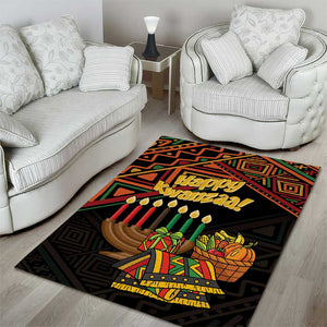 African Happy Kwanzaa Area Rug