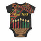 Personalized African Happy Kwanzaa Baby Onesie