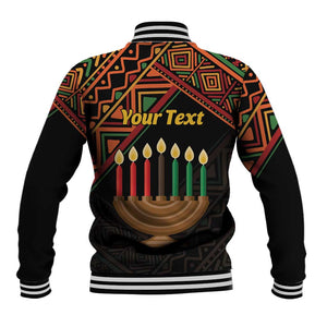 Personalized African Happy Kwanzaa Baseball Jacket