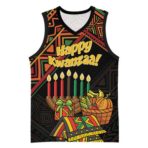 Personalized African Happy Kwanzaa Basketball Jersey LT01