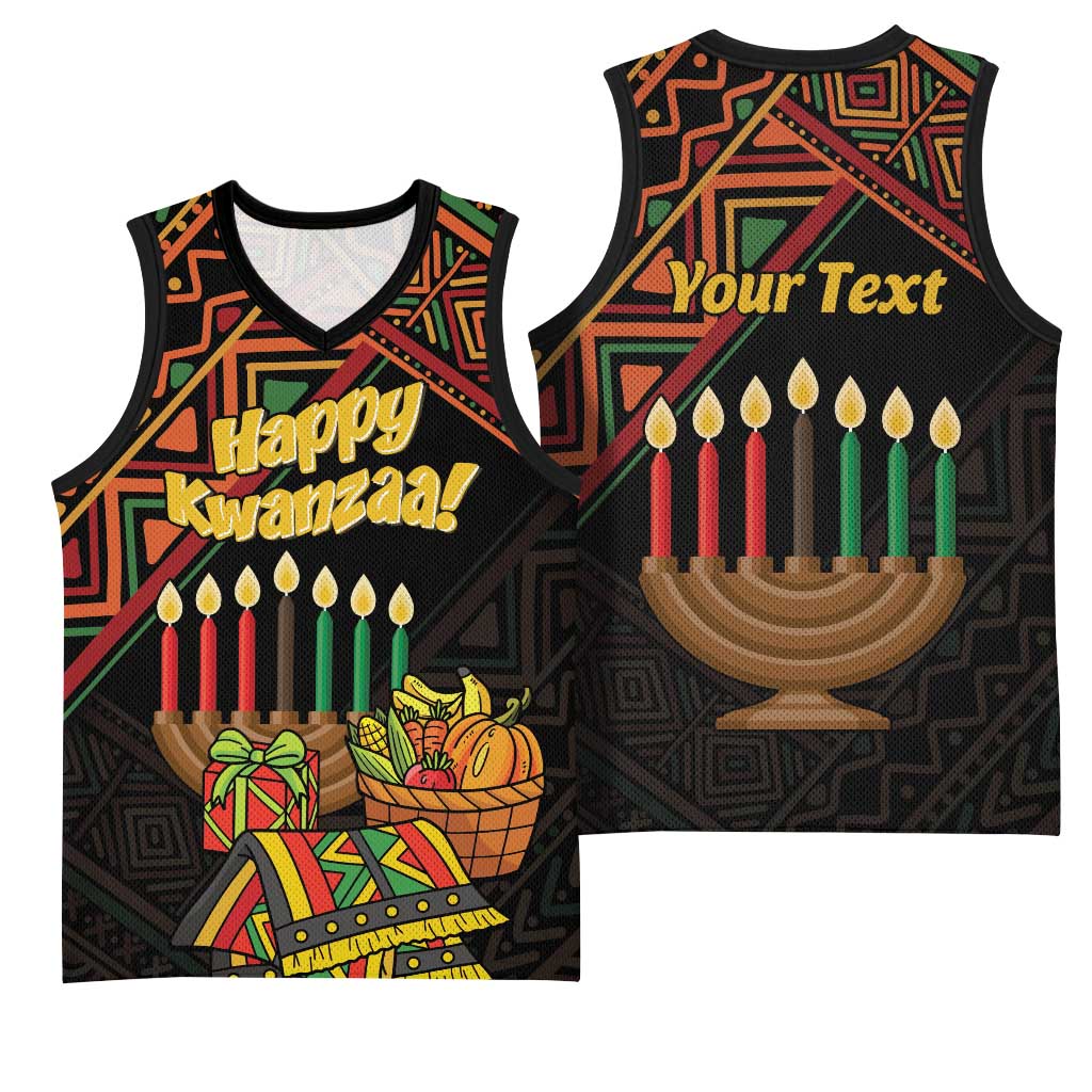 Personalized African Happy Kwanzaa Basketball Jersey LT01