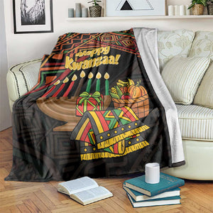 African Happy Kwanzaa Blanket