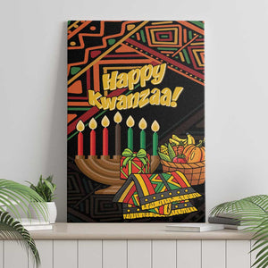 African Happy Kwanzaa Canvas Wall Art