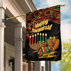 African Happy Kwanzaa Garden Flag