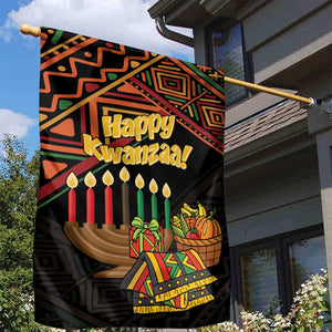 African Happy Kwanzaa Garden Flag