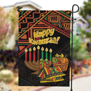 African Happy Kwanzaa Garden Flag