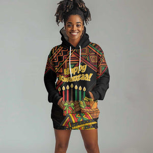 Personalized African Happy Kwanzaa Hoodie Dress