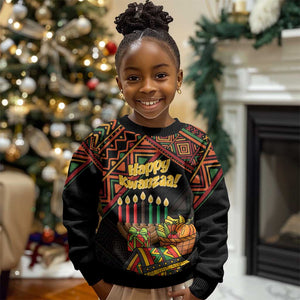 African Happy Kwanzaa Kid Ugly Christmas Sweater