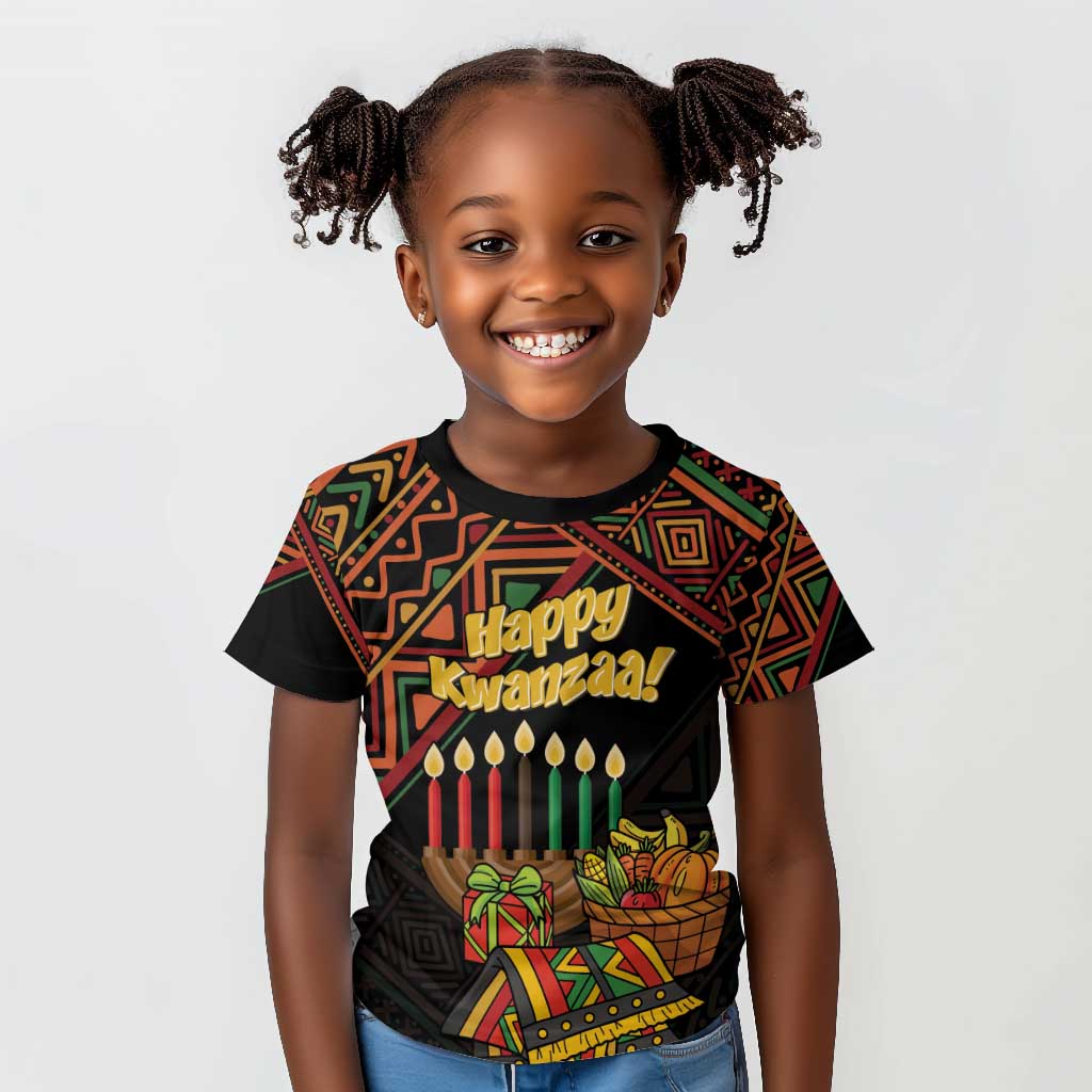 Personalized African Happy Kwanzaa Kid T shirt