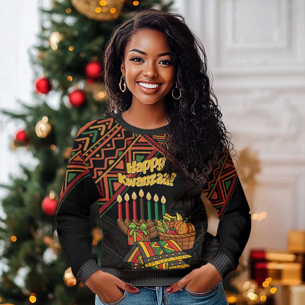 African Happy Kwanzaa Ugly Christmas Sweater