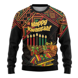 African Happy Kwanzaa Ugly Christmas Sweater