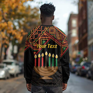 Personalized African Happy Kwanzaa Long Sleeve Shirt