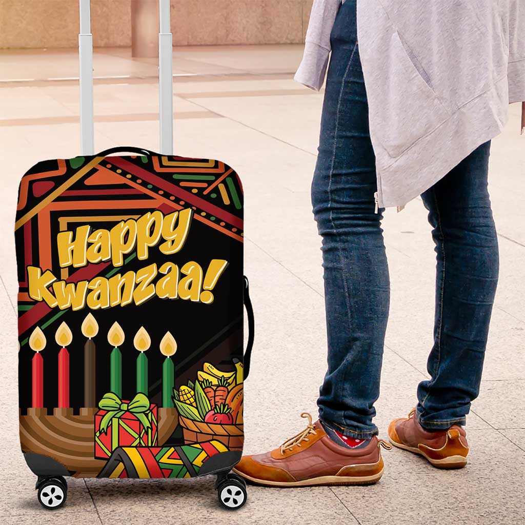 African Happy Kwanzaa Luggage Cover