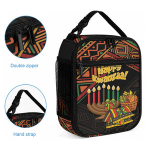 African Happy Kwanzaa Lunch Bag
