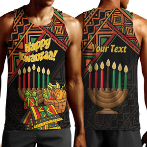 Personalized African Happy Kwanzaa Men Tank Top