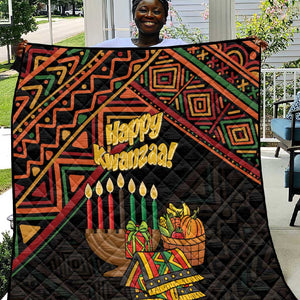 African Happy Kwanzaa Quilt