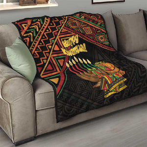 African Happy Kwanzaa Quilt